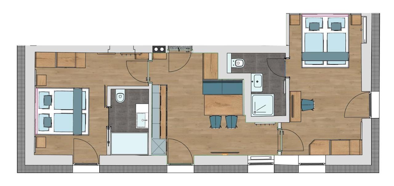 Apartmán Haus Hubertus Galtür Exteriér fotografie