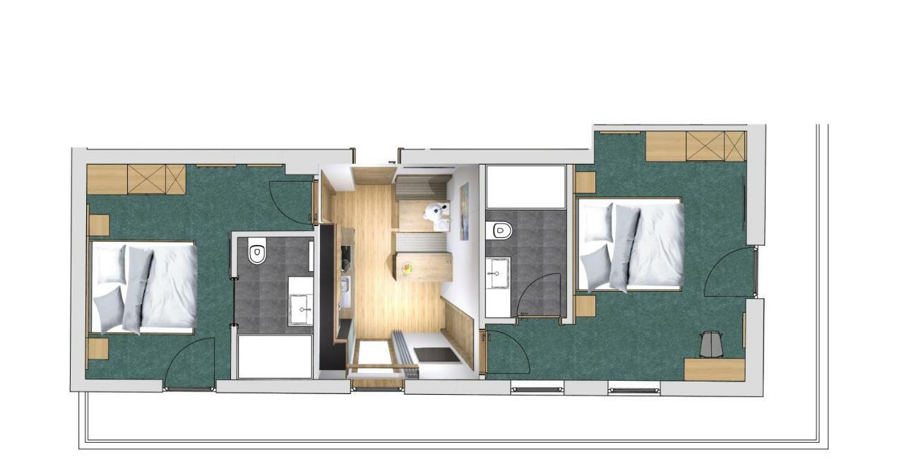 Apartmán Haus Hubertus Galtür Exteriér fotografie